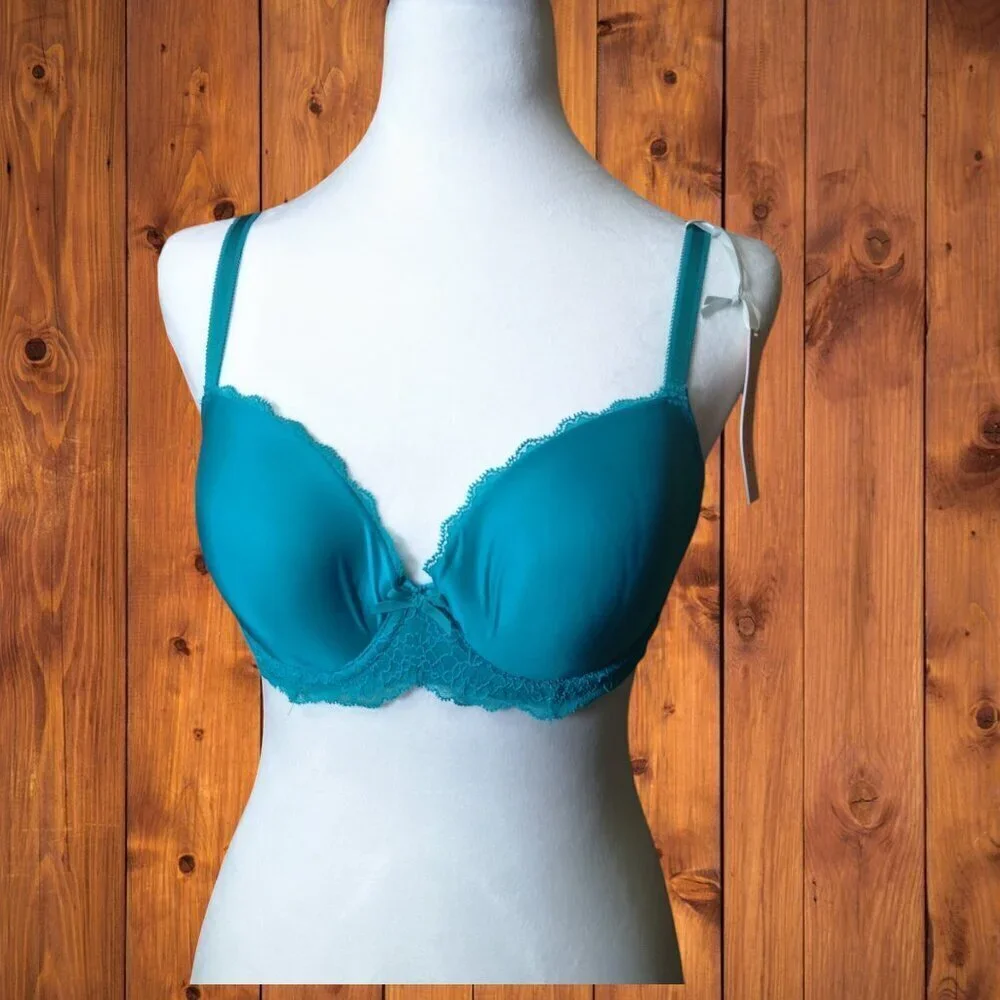 Victoria's Secret Size 32DD Dream Angel Demi Padded Bra Underwire Lace Romantic